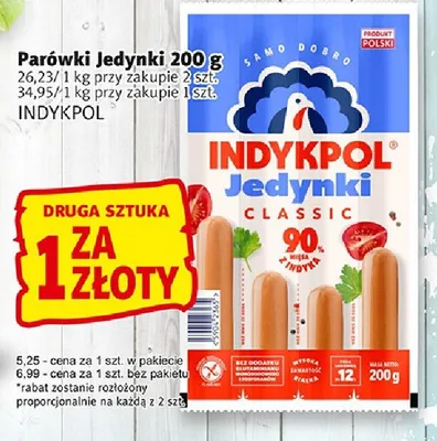Parówki jedynki 200g promocja w Prim Market