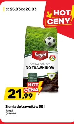 Ziemia do trawników 50l promocja w Bricomarche