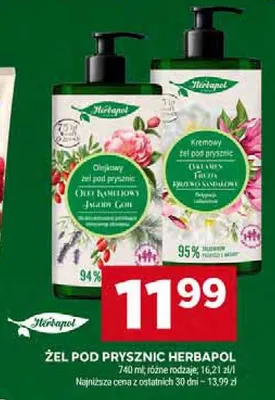 Żel pod prysznic kremowy promocja w Stokrotka