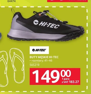 Buty męskie Hi-Tec promocja w Selgros