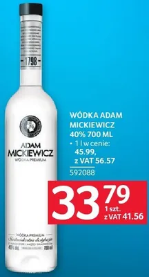 Wódka Adam Mickiewicz 40% 592088 promocja w Selgros