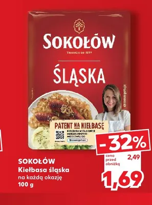 Kiełbasa śląska na każdą okazję Sokołów promocja w Kaufland