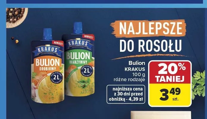 Bulion Krakus promocja w Carrefour