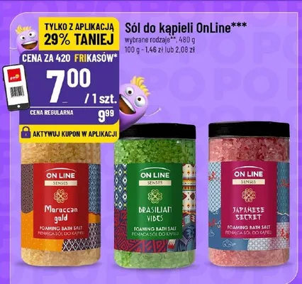 Sól do kąpieli wybrane rodzaje promocja w POLOmarket
