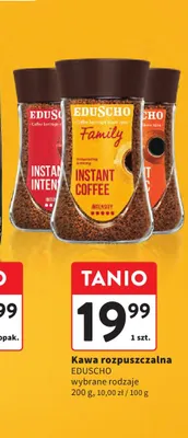 Kawa rozpuszczalna Eduscho Instant Family promocja w Intermarche
