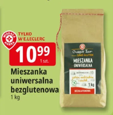Mieszanka uniwersalna bezglutenowa promocja w Leclerc