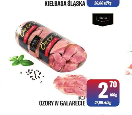 Ozory w galarecie Haga promocja w Tomi Markt