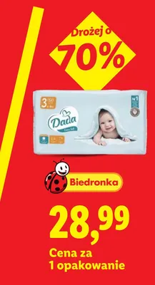 Pieluchy Dada Extra Soft 3 promocja w Lidl