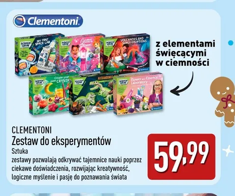 Zestaw do eksperymentów Clementoni promocja w Aldi