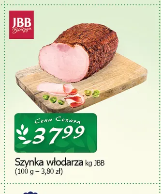 Szynka włodarza JBB promocja w CEZAR Delikatesy