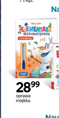 Książka Disney Uczy Elementarz matematyczny ćwiczenia promocja w Empik