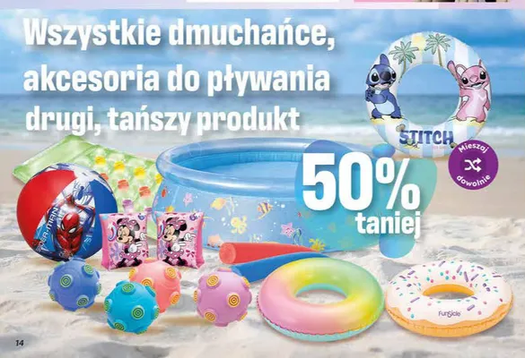 Dmuchańce i akcesoria do pływania promocja w Dino