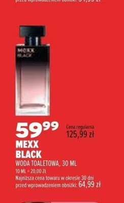 Woda toaletowa Mexx Black promocja w Drogerie Natura