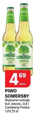 Piwo Somersby Apple promocja w Chorten