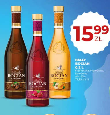 Likier Biały Bocian kawówka promocja w Duży Ben