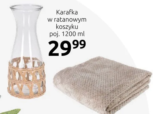 Karafka w ratanowym koszyku promocja w Black Red White