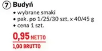 Budyń wybrane smaki promocja w Makro