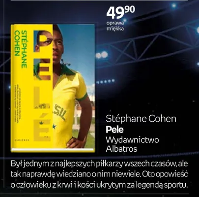 Książka Pele Stéphane Cohen oprawa miękka promocja w Empik