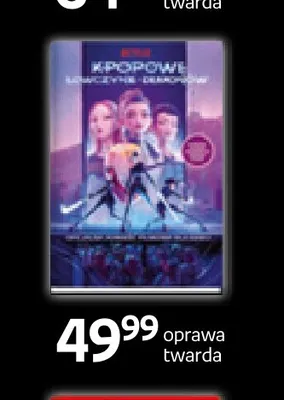 Książka K-Popowe łowczynie demonów oprawa twarda promocja w Empik