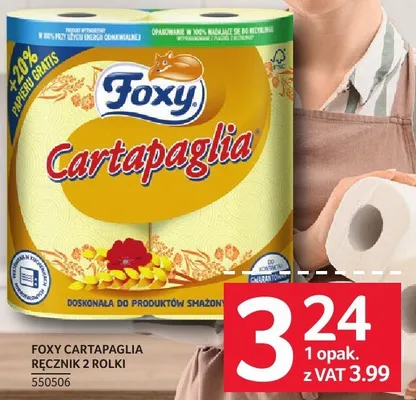 Papier toaletowy Foxy Cartapaglia ręcznik 2 rolki promocja w Selgros