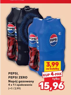 Napój gazowany Pepsi Zero 4-pak promocja w Kaufland