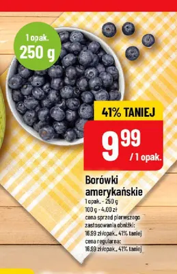 Borówki amerykańskie promocja w POLOmarket