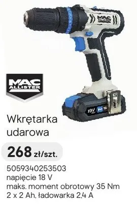 Wkrętarka udarowa promocja w Castorama