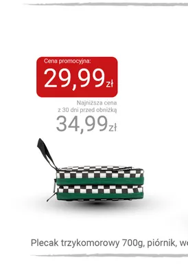 Piórnik szkolny w kratkę Kayokki promocja w Smyk