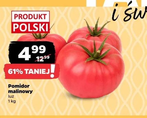 Pomidor malinowy luz promocja w Netto