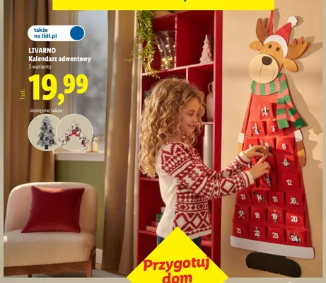 Kalendarz adwentowy Livarno promocja w Lidl