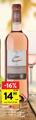 Wino La Croix du Pin Cabernet Sauvignon Moelleux promocja w Intermarche