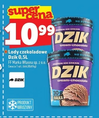 Lody czekoladowe Dzik promocja w TOPAZ