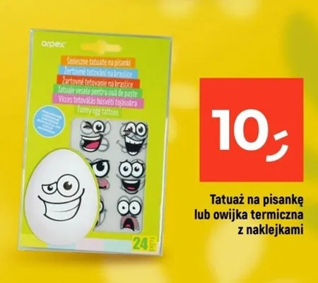 Tatuaż na pisankę lub owijka termiczna z naklejkami promocja w Dealz