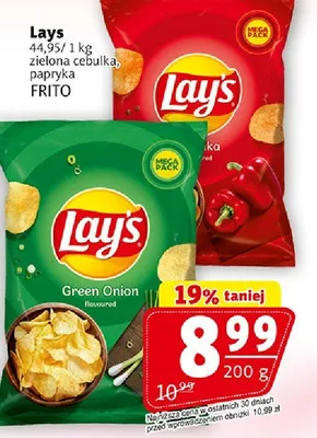 Chipsy Lay's papryka Frito promocja w Prim Market