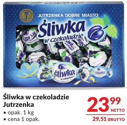 Śliwka w czekoladzie Jutrzenka promocja w Makro