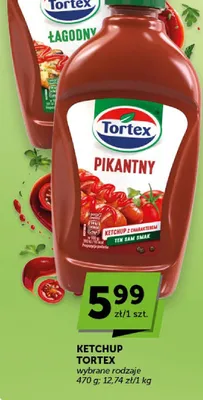 Ketchup Tortex pikantny promocja w ABC