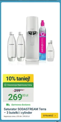 Saturator Sodastream Terra promocja w ERLI