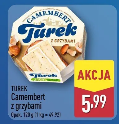 Camembert z grzybami promocja w Aldi
