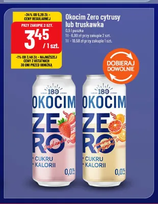 Piwo bezalkoholowe Okocim cytrusy promocja w POLOmarket