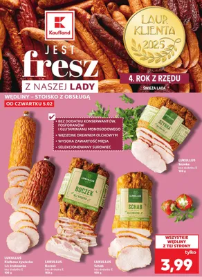 Schab bez dodatku E promocja w Kaufland