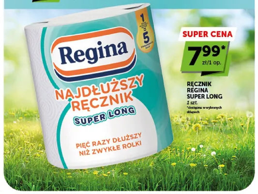 Ręcznik papierowy Regina Super Long promocja w Euro Sklep