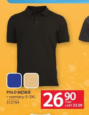 Polo męskie promocja w Selgros