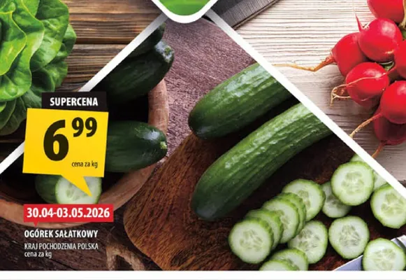 Ogórek sałatkowy promocja w Arhelan