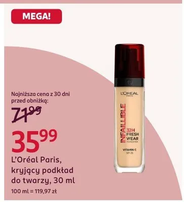 Kryjący podkład do twarzy promocja w Rossmann