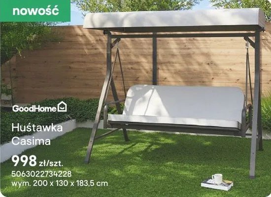 Huśtawka Casima promocja w Castorama