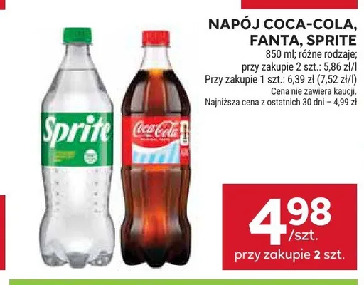 Napój gazowany Fanta promocja w Stokrotka