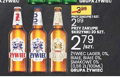 Piwo Żywiec Białe promocja w Wafelek