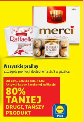Wszystkie praliny Ferrero Rocher promocja w Lidl