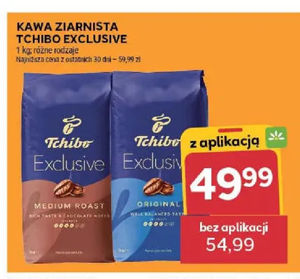 Kawa ziarnista Tchibo Exclusive Original promocja w Stokrotka