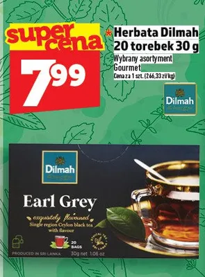 Herbata Dilmah 20 torebek 30g promocja w TOPAZ